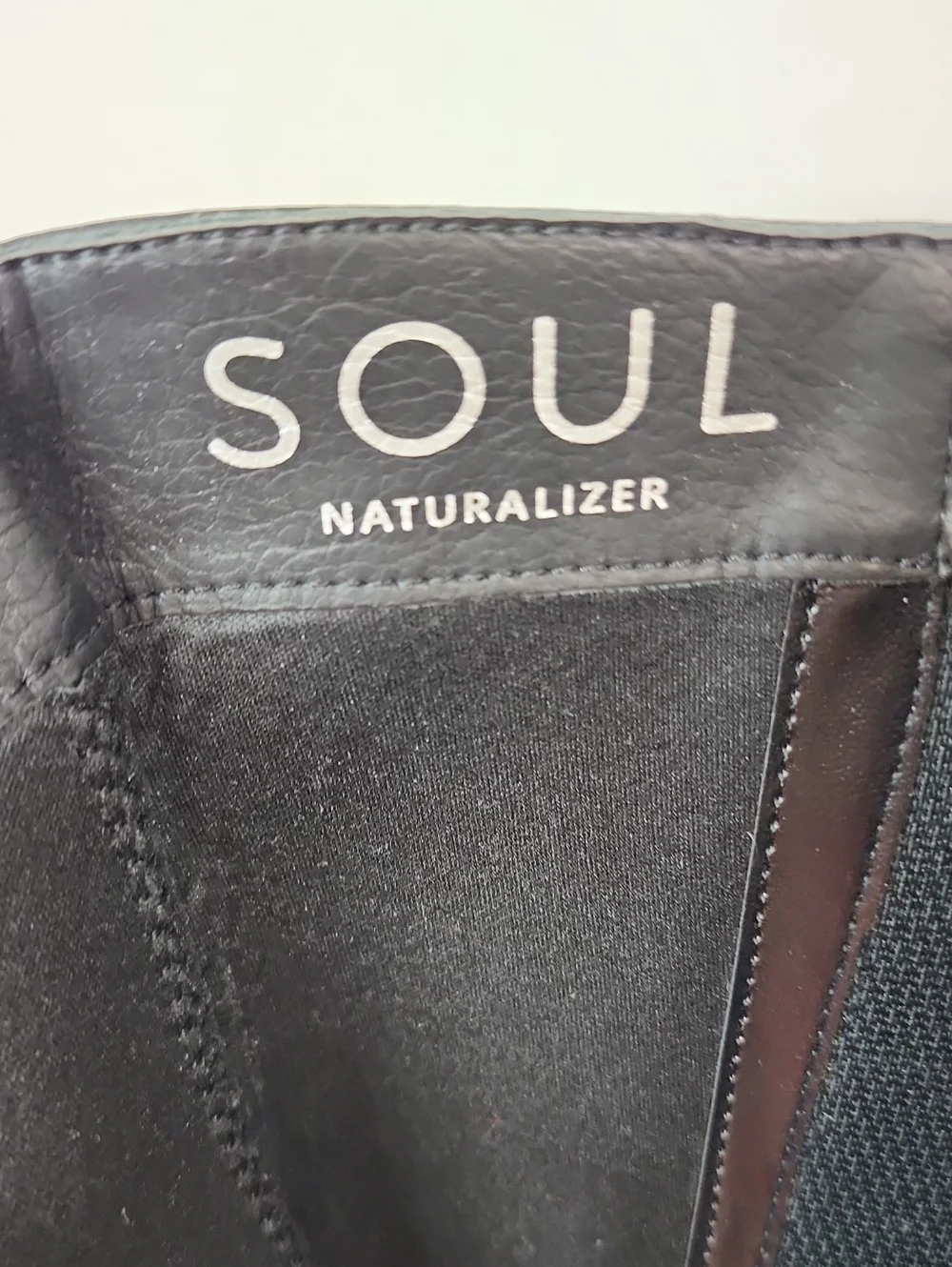 Naturalizer Black Leather Over the Knee Wedge Boots Size 5